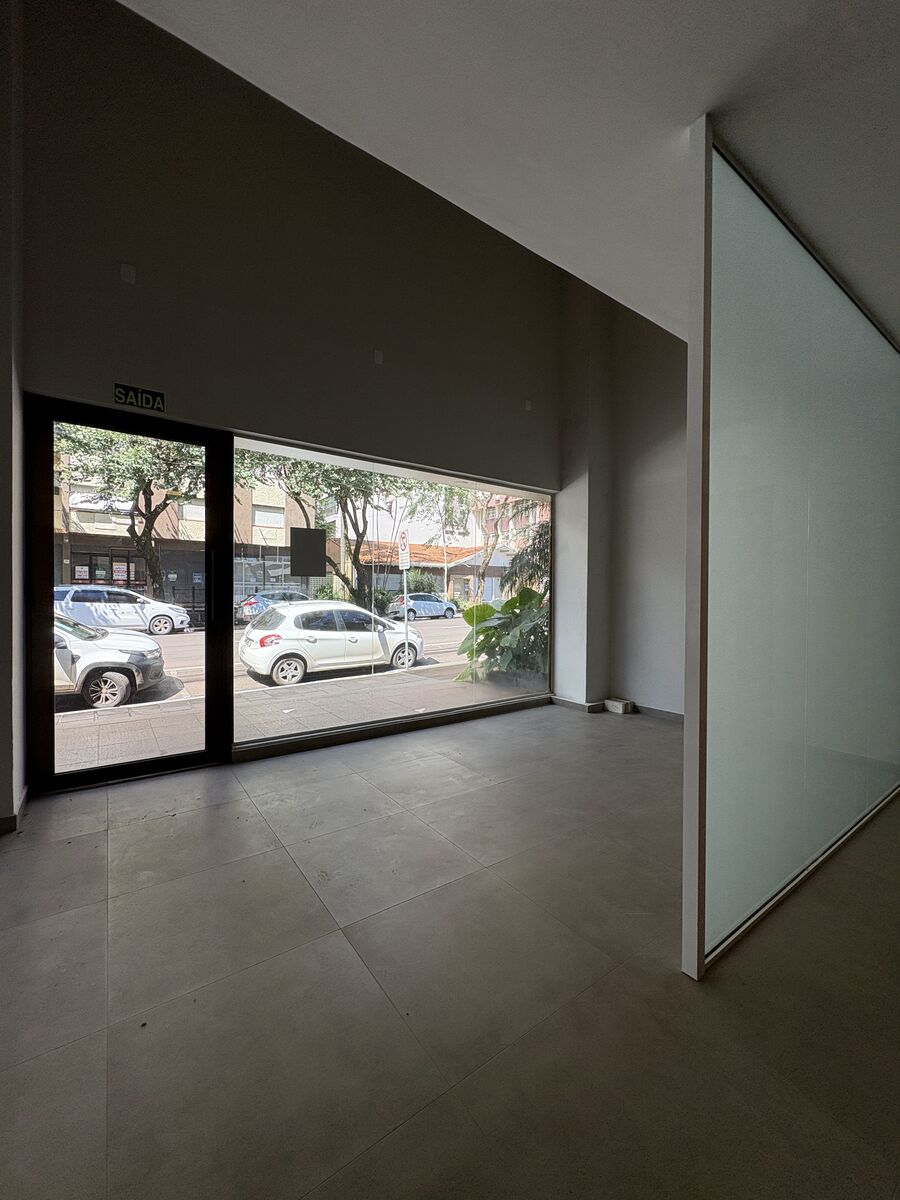 Sala 101, vitrine vista de dentro